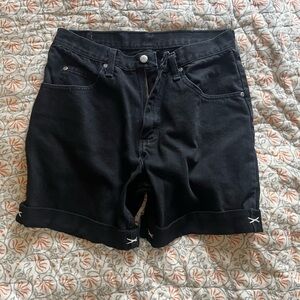 Black wrangler Jean shorts